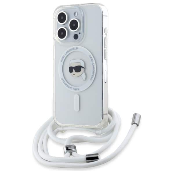 Karl Lagerfeld - IML Crossbody MagSafe (KLHMP16XHCKHNT) - iPhone 16 Pro Max - Διάφανο Karl Head