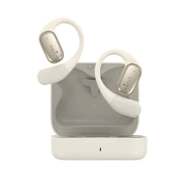 Havit - Ασύρματα Earbuds (OWS902) - Open-Ear Earphones, με Microphone, Bluetooth 5.3, TWS, Type-C, 400mAh - Γκρί