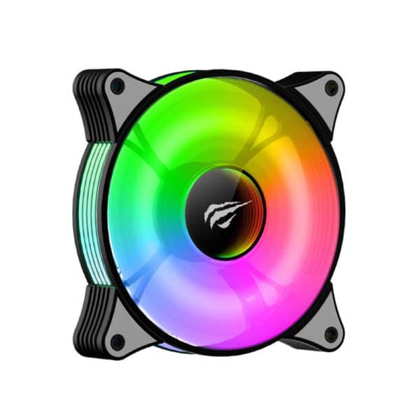 Havit - Cooler Fan (F2095) - for PC, 600~1800RPM, 38dB, 1.44W, LED Lights - Μαύρο
