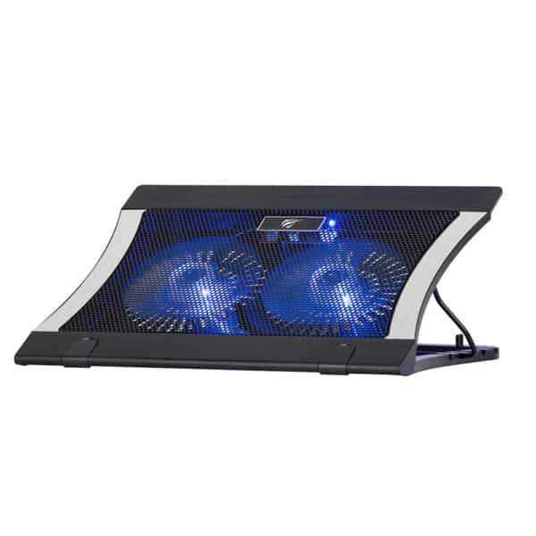 Havit - Cooling Pad (F2051) - για Laptop, 9 - 17", 2x USB, 1000RPM, Adjustable - Μαύρο