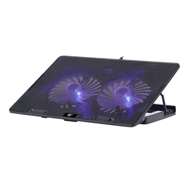 Havit - Cooling Pad (F2083) - για Laptop, 9 - 17", 2x USB, 800 - 1000RPM, 2 Fans - Μαύρο