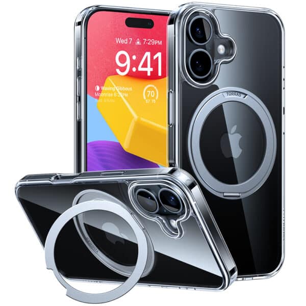 Torras - Ostand Pro Series - iPhone 16 - Διάφανη