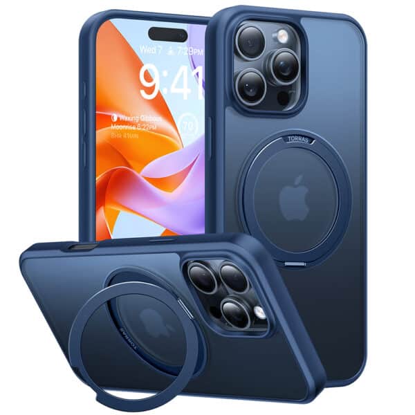 Torras - Ostand Pro Series - iPhone 16 Pro - Navy Μπλε