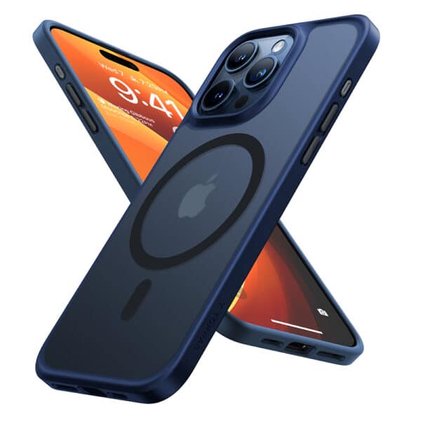 Torras - Guardian Magnetic Series - iPhone 15 Pro - Navy Μπλε