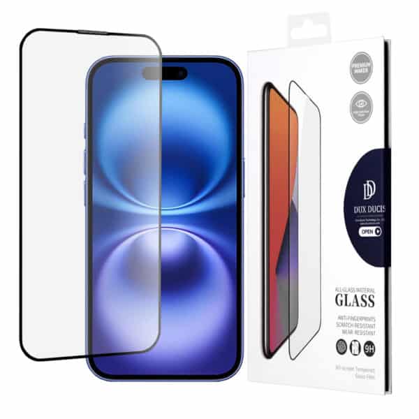 Dux Ducis - Tempered Glass - iPhone 16 - Μαύρο