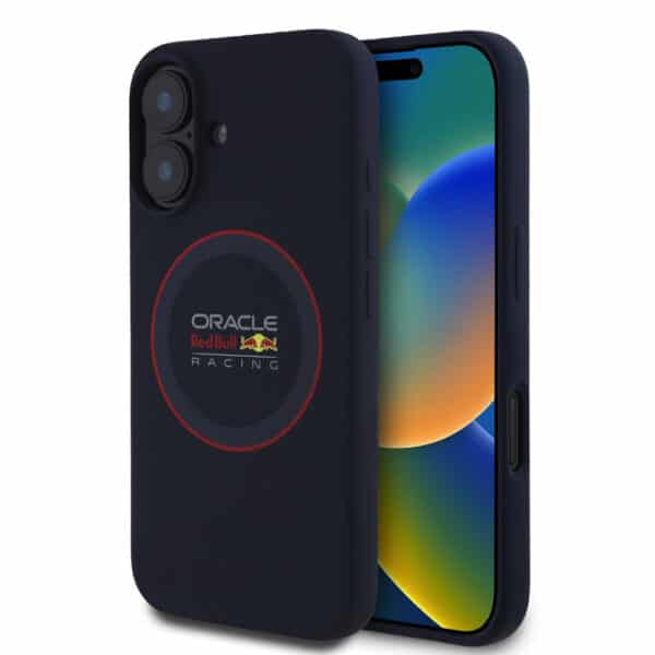 Κόκκινο Bull Racing - Silicone Κόκκινο Ring MagSafe (RBHMP16M24SIILVR) - iPhone 16 Plus - Navy