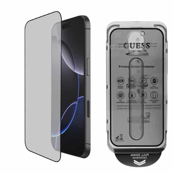 Guess - Privacy 2.5D Outline (GUTGP16XBOKGCIP) - iPhone 16 Pro Max - Μαύρο