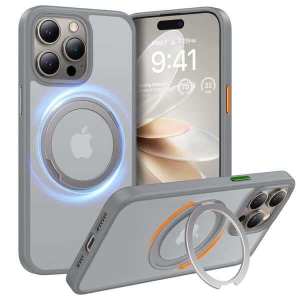 Torras - Ostand Pro Series - iPhone 15 Pro Max - Titanium Γκρί
