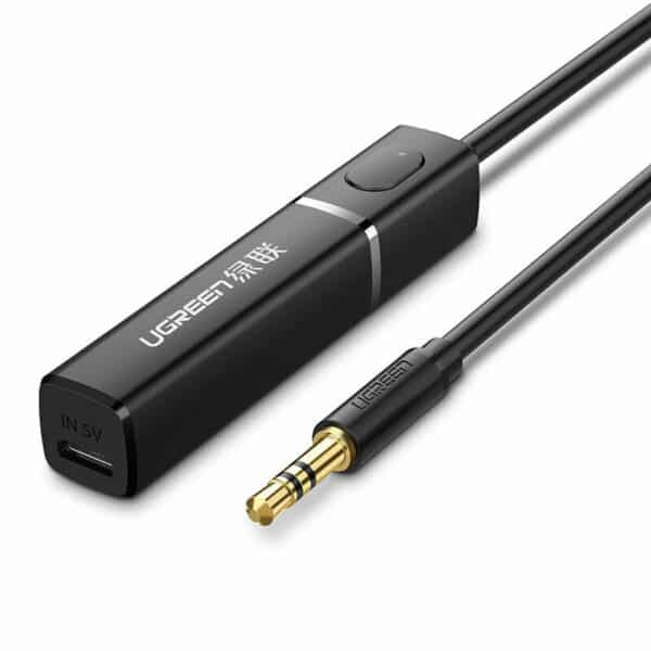 Ugreen - Audio Adapter CM107 (40761) - Jack 3.5mm, Bluetooth - Μαύρο