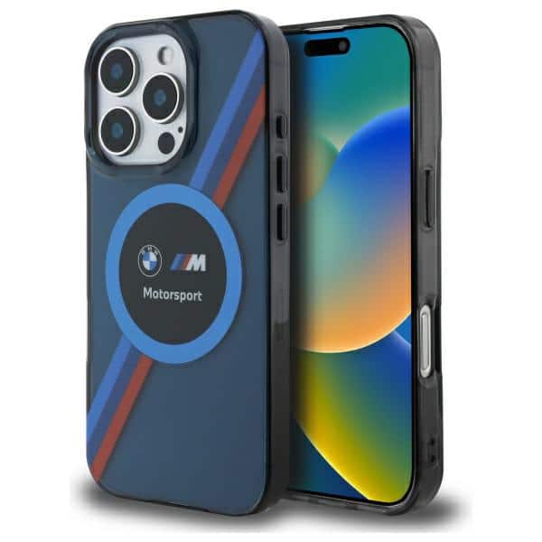 BMW - Hardcase Motorsport IML Circle MagSafe (BMHMP16L23HTPUV) - iPhone 16 Pro - Navy Μπλε