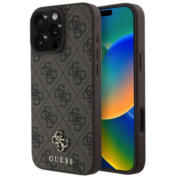 Guess - Hardcase 4G Classic MagSafe (GUHMP16XP4SM4MW) - iPhone 16 Pro Max - Καφέ