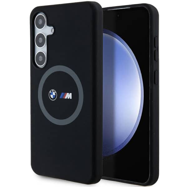 BMW - Hardcase M Silicone Printed Ring MagSafe (BMHMS24M23SROK) - Samsung Galaxy S24 Plus - Μαύρο