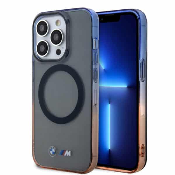 BMW - Hardcase Gradient Bumper MagSafe (BMHMP15XHTGE) - iPhone 15 Pro Max - Γκρί