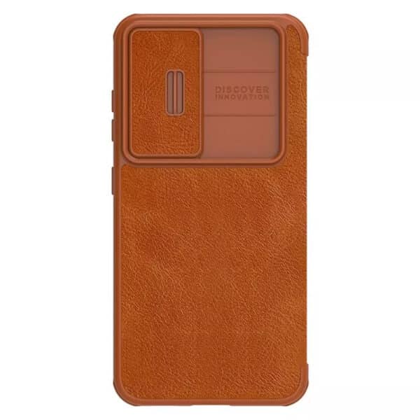 Nillkin - Qin Leather PRO Case - Samsung Galaxy S23 - Καφέ