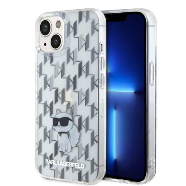 Karl Lagerfeld - Hardcase Monogram (KLHCP15SHNCMKLT) - iPhone 15 - Διάφανο Choupette
