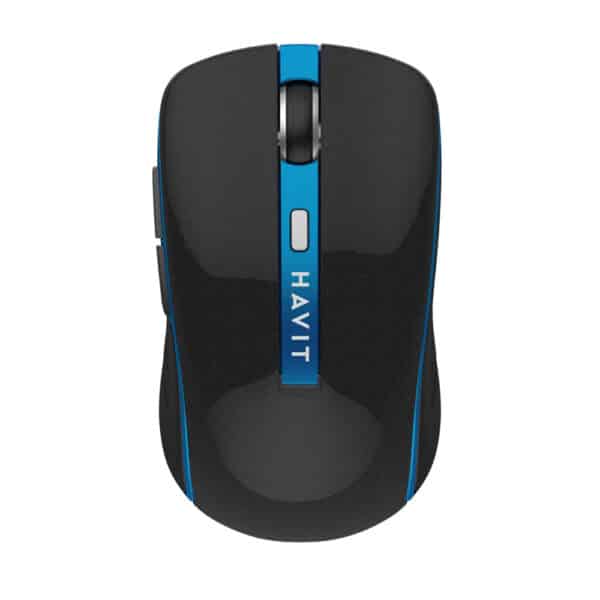 Havit - Ασύρματο Ποντίκι (MS951GT) - 2.4GHz, 1000/1200/1600 DPI, AA Battery - Μαύρο / Blue