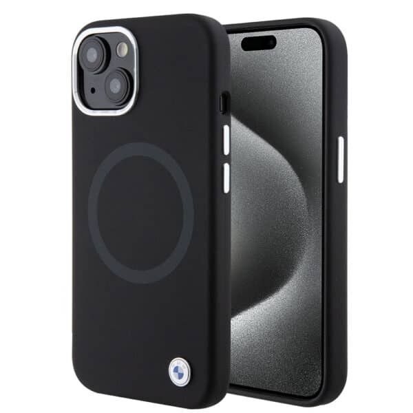 BMW - Signature Liquid Silicone MagSafe (BMHMP15SSILBK2) - iPhone 15 - Μαύρο