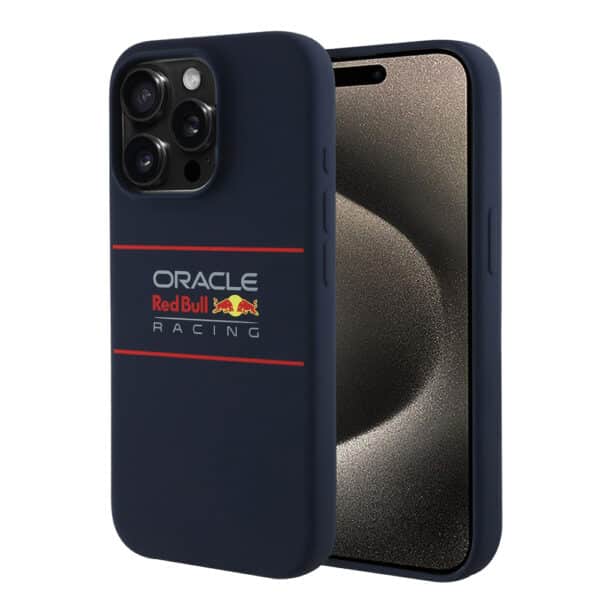 Κόκκινο Bull Racing - Silicone Horizontal CenteΚόκκινο Logo MagSafe (RBHMP15L24SIHSRV) - iPhone 15 Pro - Navy