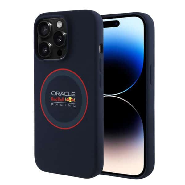 Κόκκινο Bull Racing - Silicone Κόκκινο Ring MagSafe (RBHMP14L24SIILVR) - iPhone 14 Pro - Navy