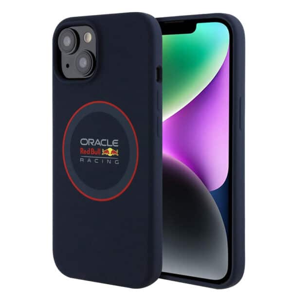 Κόκκινο Bull Racing - Silicone Κόκκινο Ring MagSafe (RBHMP14S24SIILVR) - iPhone 14 - Navy