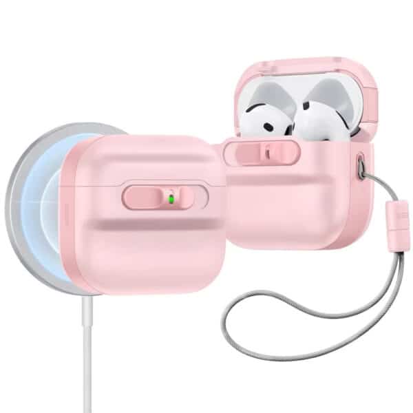 ESR - Pulse Magnetic HaloLock - Magsafe - Θήκη για Apple AirPods 4 - Ροζ