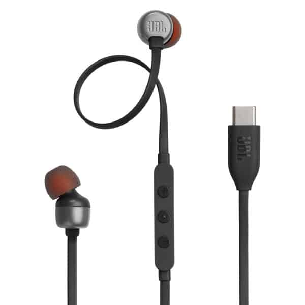JBL - Ενσύρματα Ακουστικά 310C - Type-C, Hi-Res Audio, Pure Bass Sound, 3 Buttons Remote with Microphone - Μαύρο