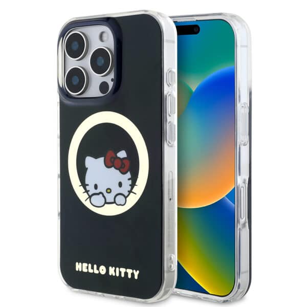 Hello Kitty - Hardcase IML Sweet Kitty MagSafe (HKHMP16LHSWKK) - iPhone 16 Pro - Μαύρο