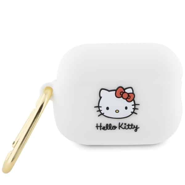 Hello Kitty - Θήκη Σιλικόνης 3D Kitty Head (HKAP23DKHSH) - για Apple AirPods Pro 2 - Λευκό