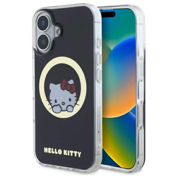 Hello Kitty - Hardcase IML Sweet Kitty MagSafe (HKHMP16SHSWKK) - iPhone 16 - Μαύρο