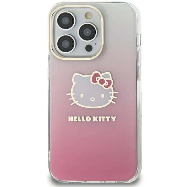 Hello Kitty - Hardcase IML Gradient Electrop Kitty Head (HKHCSA55HDGKEP) - Samsung Galaxy A55 5G - Ροζ