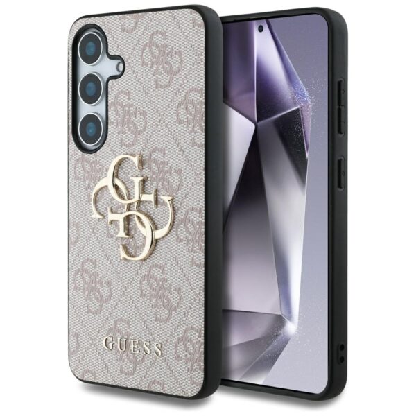 Guess - Hardcase 4G Big Metal Logo (GUHCS25M4GMGPI) - Samsung Galaxy S25 Plus - Ροζ
