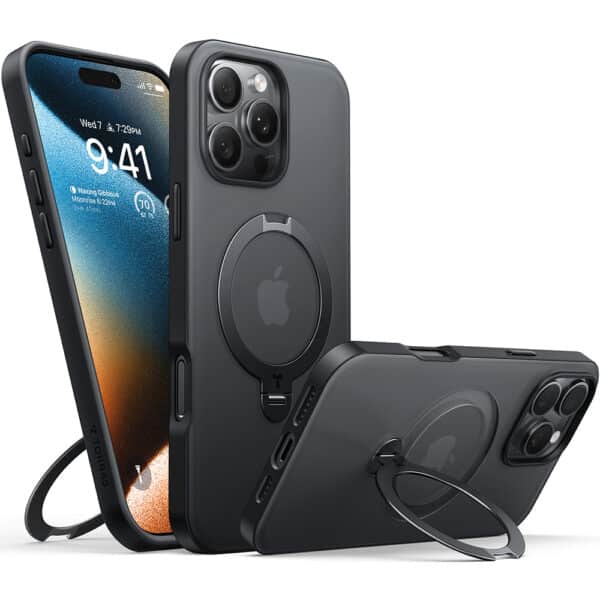 Torras - Ostand Spin Series - iPhone 16 Pro Max - Μαύρο
