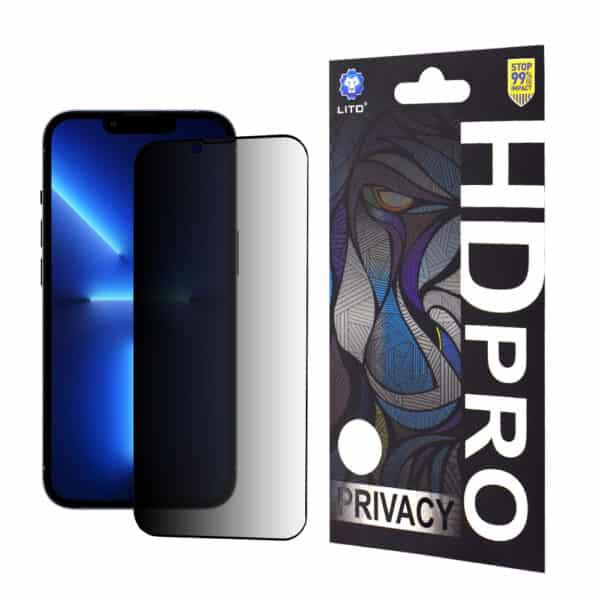 Lito - HD Pro Privacy - iPhone 13 Pro Max / iPhone 14 Plus - Μαύρο