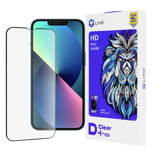 Lito - D+ Pro Clear - iPhone 13 / iPhone 13 Pro / iPhone 14 - Μαύρο
