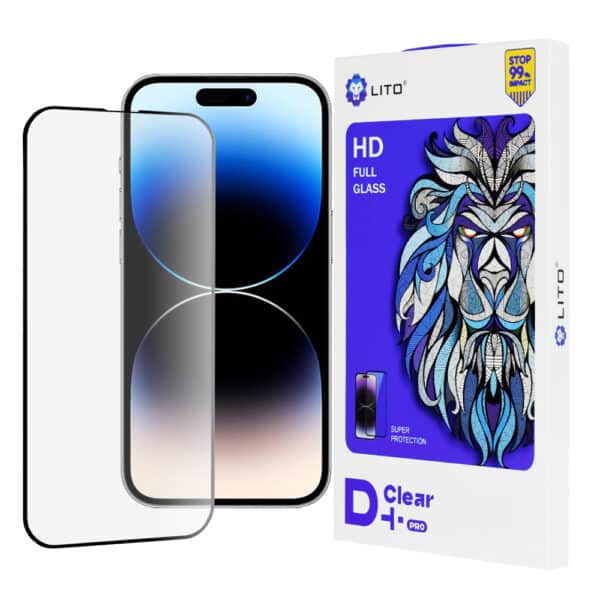 Lito - D+ Pro Clear - iPhone 14 Pro - Μαύρο