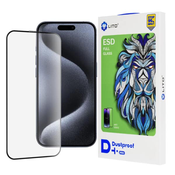 Lito - D+ Pro Dustproof - iPhone 15 Pro - Μαύρο