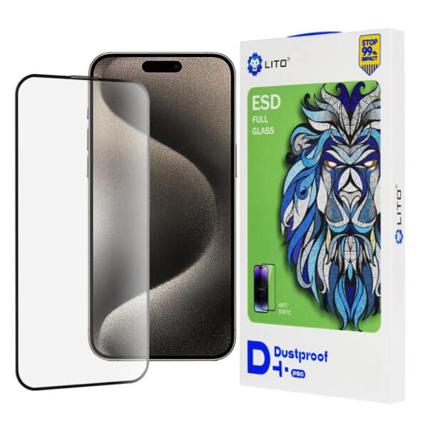 Lito - D+ Pro Dustproof - iPhone 15 - Μαύρο