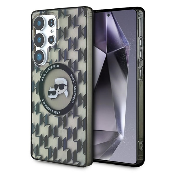 Karl Lagerfeld - IML Monogram MagSafe (KLHMS25LHMCKMHK) - Samsung Galaxy S25 Ultra - Karl&Choupette Head