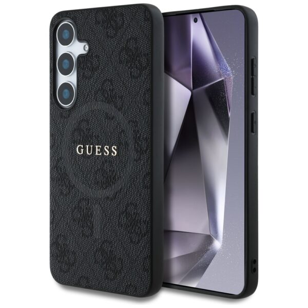 Guess - 4G Ring Classic Logo MagSafe (GUHMS25SG4GFRK) - Samsung Galaxy S25 - Μαύρο