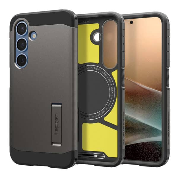 Spigen - Tough Armor MagSafe - Samsung Galaxy S25 - Gunmetal