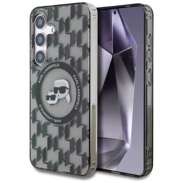 Karl Lagerfeld - IML Monogram MagSafe (KLHMS25SHMCKMHK) - Samsung Galaxy S25 - Karl&Choupette Head