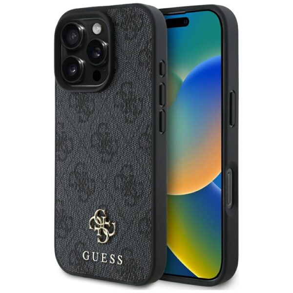 Guess - 4G Small and Classic Logo MagSafe (GUHMP16XP4SM4MK) - iPhone 16 Pro Max - Μαύρο