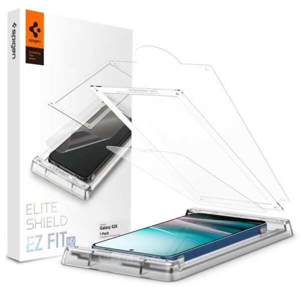 Spigen - Elite Shield EZ Fit HD- Samsung Galaxy S25 - Διάφανη