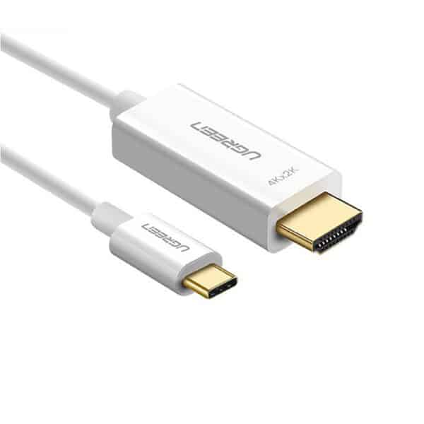 Ugreen - Video Cable Adapter (30841) - Type-C to HDMI, 4K@30Hz, 1.5m - Λευκό