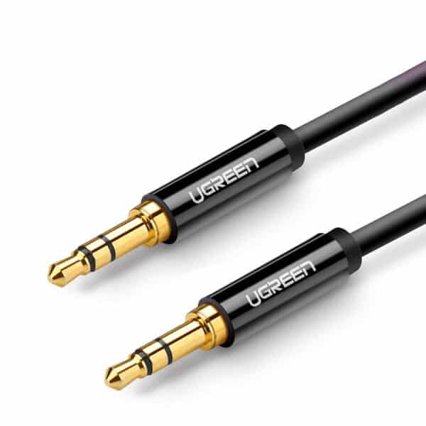Ugreen - Audio Cable Gold Plated (50361) - Jack 3.5mm to Jack 3.5mm, 1m - Μαύρο