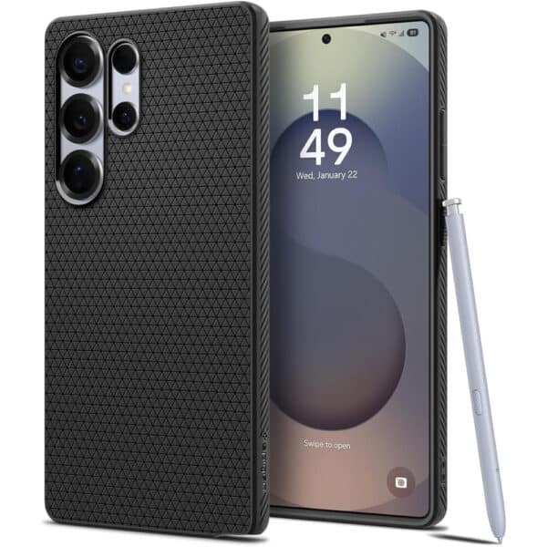 Spigen - Liquid Air - Samsung Galaxy S25 Ultra - Matte Μαύρο
