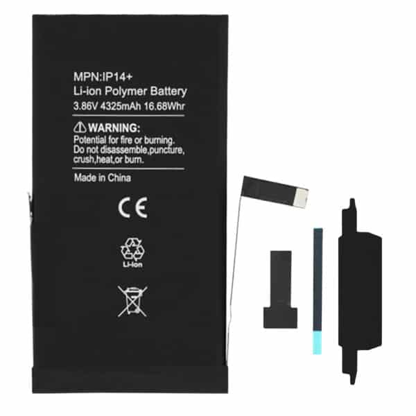 OEM - Smartphone Battery (20636) - Decoded with Extra IC (without Welding) - iPhone 14 Plus - 4325mAh - Μαύρο