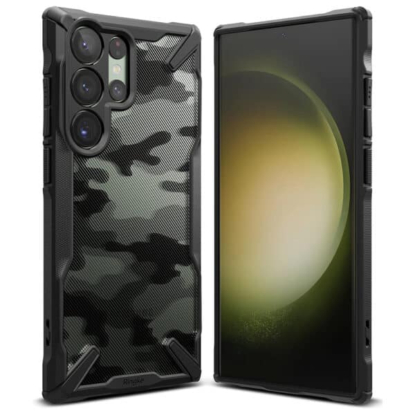 Ringke - Fusion X Design - Samsung Galaxy S23 Ultra - Camo Μαύρο