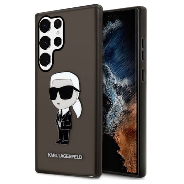 Karl Lagerfeld - Hardcase (KLHCS23LHNIKTCK) - Samsung Galaxy S23 Ultra - Ikonik Karl Lagerfeld