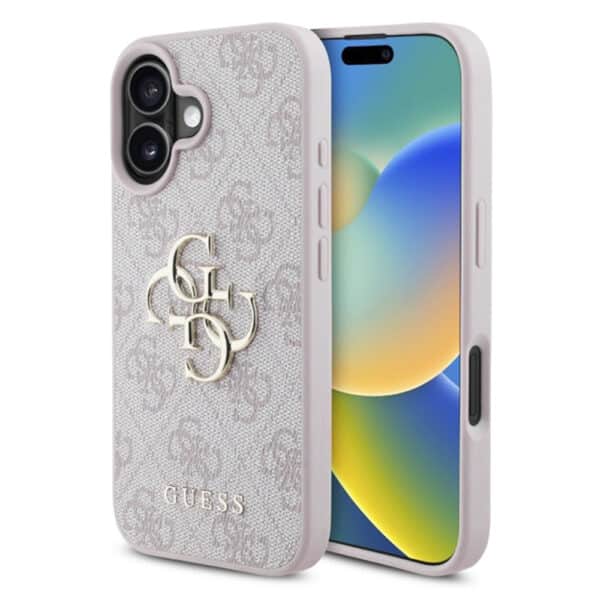 Guess - Hardcase 4G Big Logo (GUHCP16M4GMGPI) - iPhone 16 Plus - Ροζ